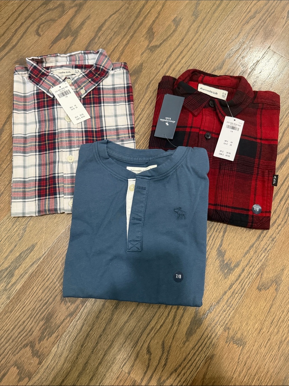 Abercrombie Boys - New with Tags Shirts size 7/8